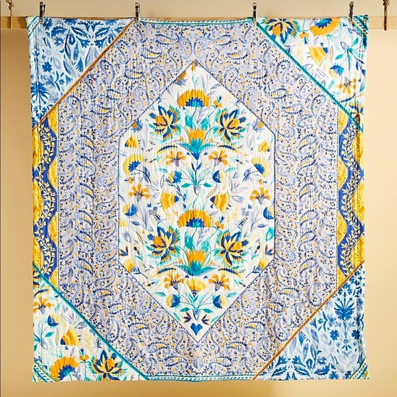 Anthropologie Elspeth King Quilt Set - Picture 2 of 7